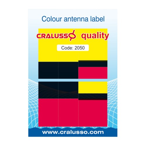 Colour antenna label - 2050